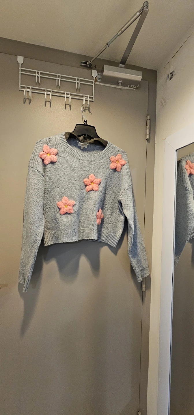 Debut floral accent sweater