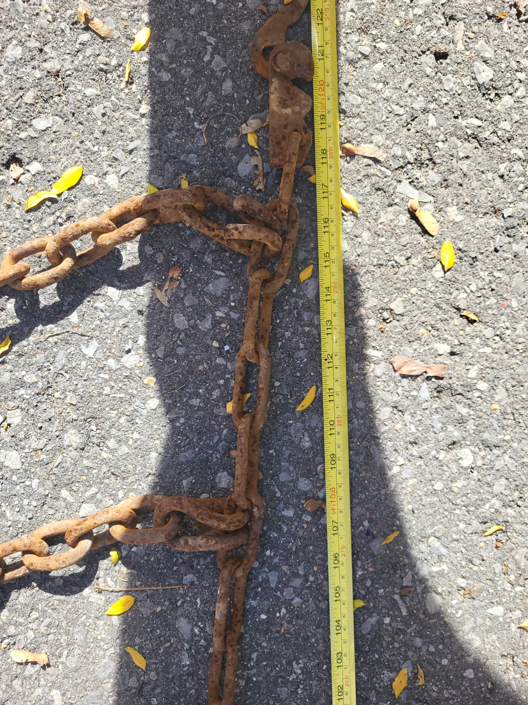 Set of two used tractor tire chains - photo 3