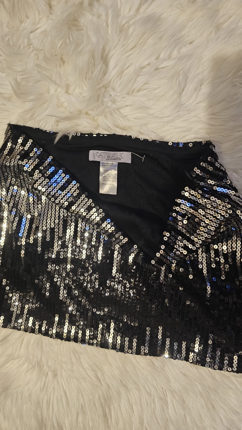 Catwalk Studio Sequin Mini Skirt