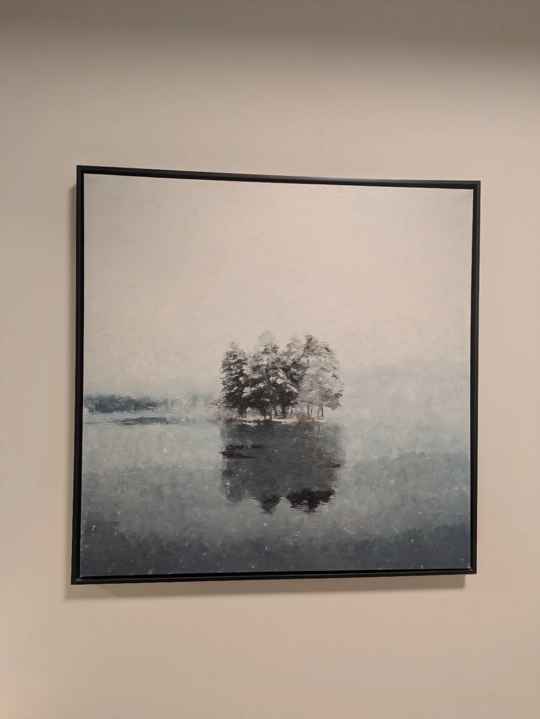 Framed Forest and Lake Wall Art