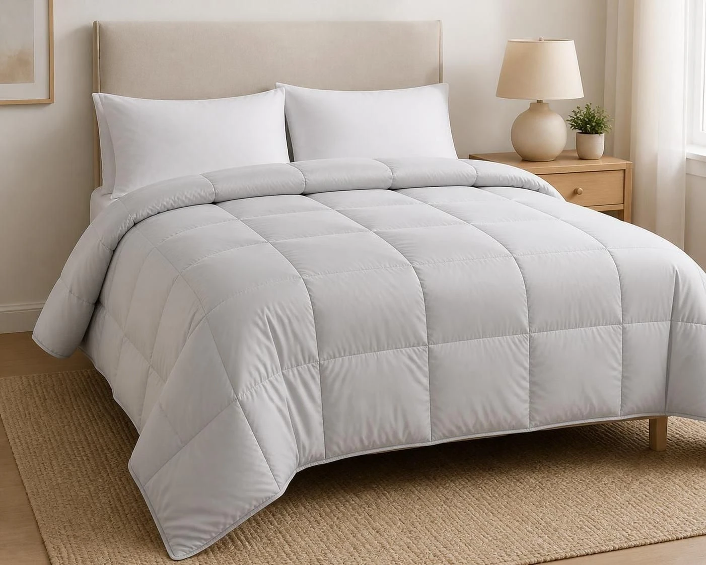 NEW SEALED Wayfair Down Alternative Comforter Queen Gray