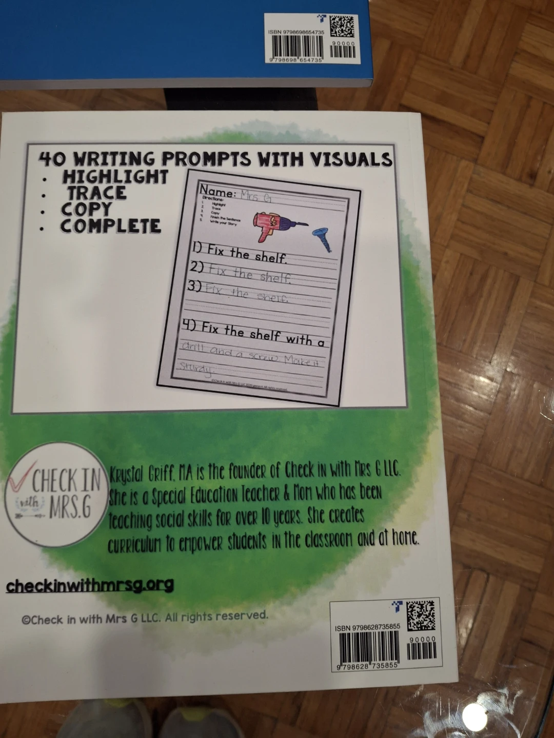 Set of 4 Children's Handwriting Workbooks - photo 2