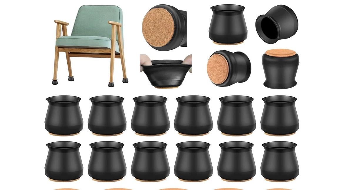 Silicone Chair Leg Floor Protectors / Chair Leg covers - photo 2