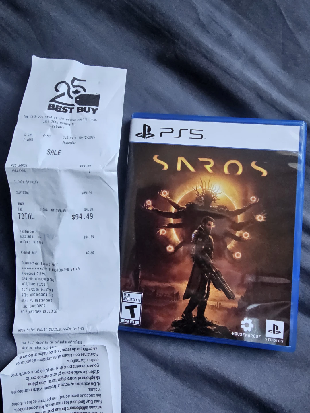 Saros PlayStation 5 Game
