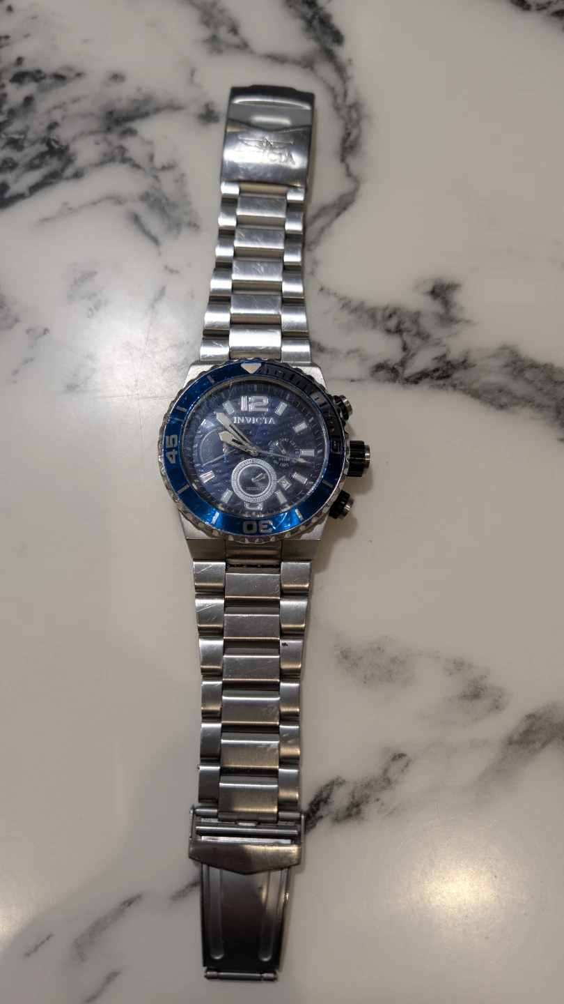 Invicta Chronograph Stainless Steel Watch