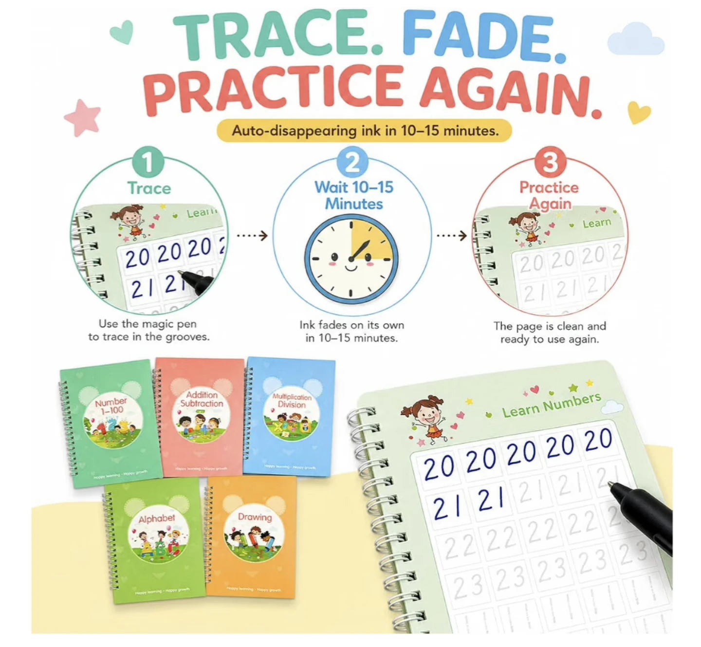 Magic Grooved Writing Practice Book - photo 3