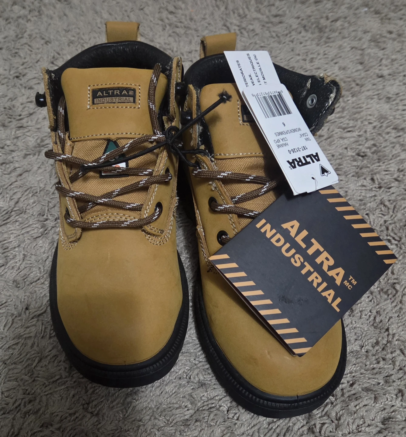 Altra Industrial Work Boots - Women's Size 6