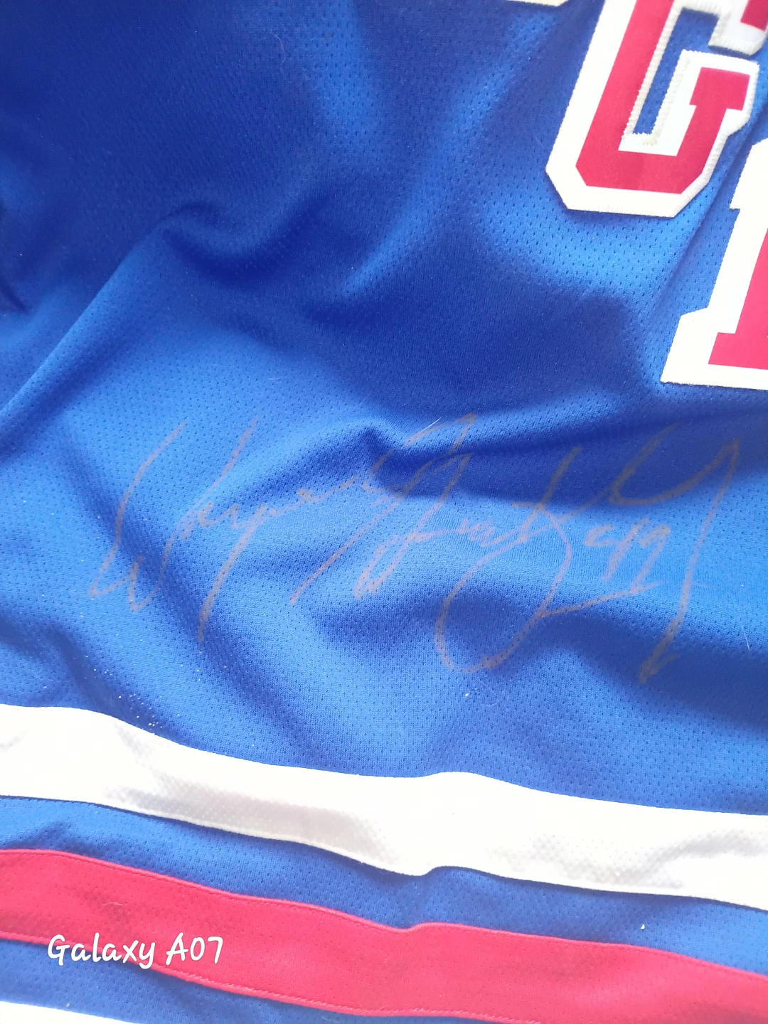 WAYNE GRETSKY New York Rangers Autographed Jersey