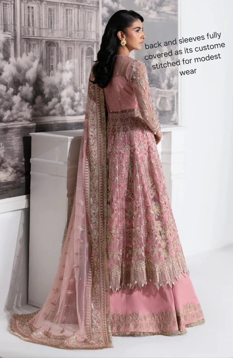 Pink Embroidered Lehenga Choli Set - photo 3