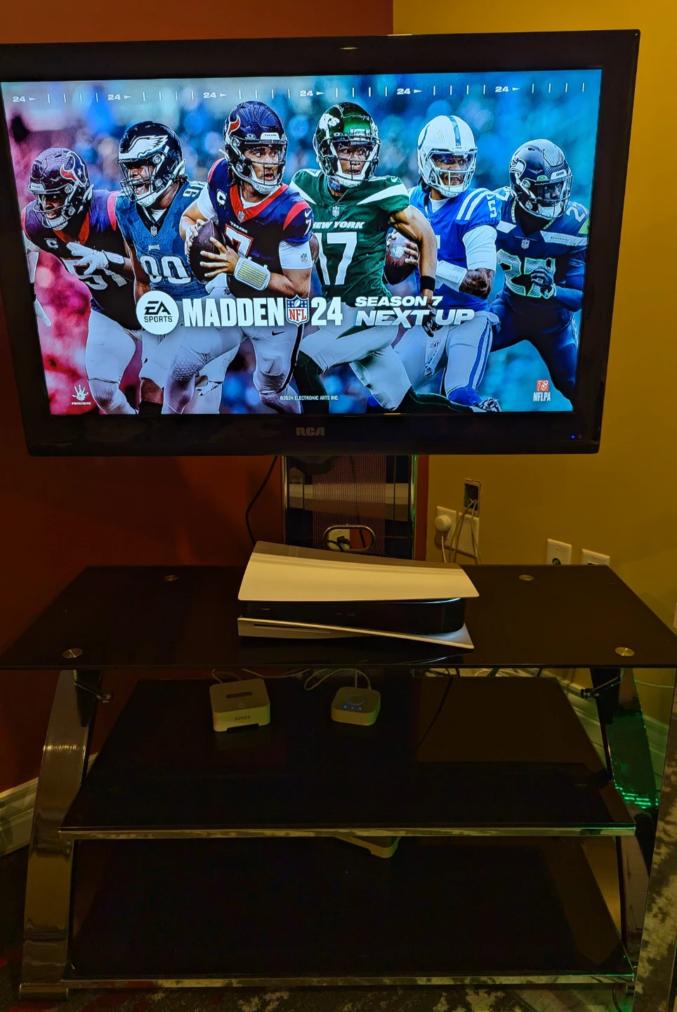 Black Glass TV Stand - photo 4