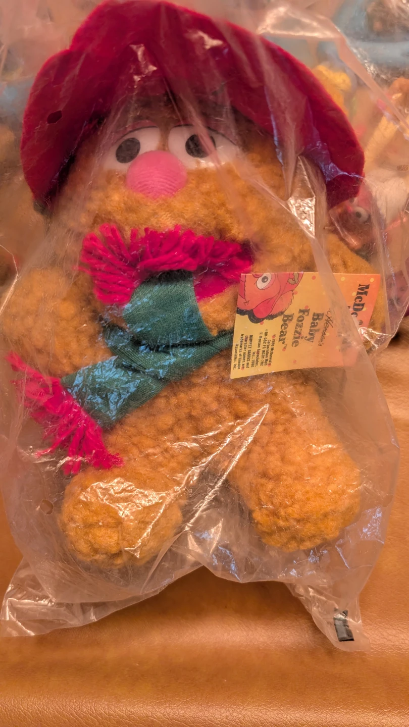 1988 McDonald's Muppet Babies Baby Fozzie Bear