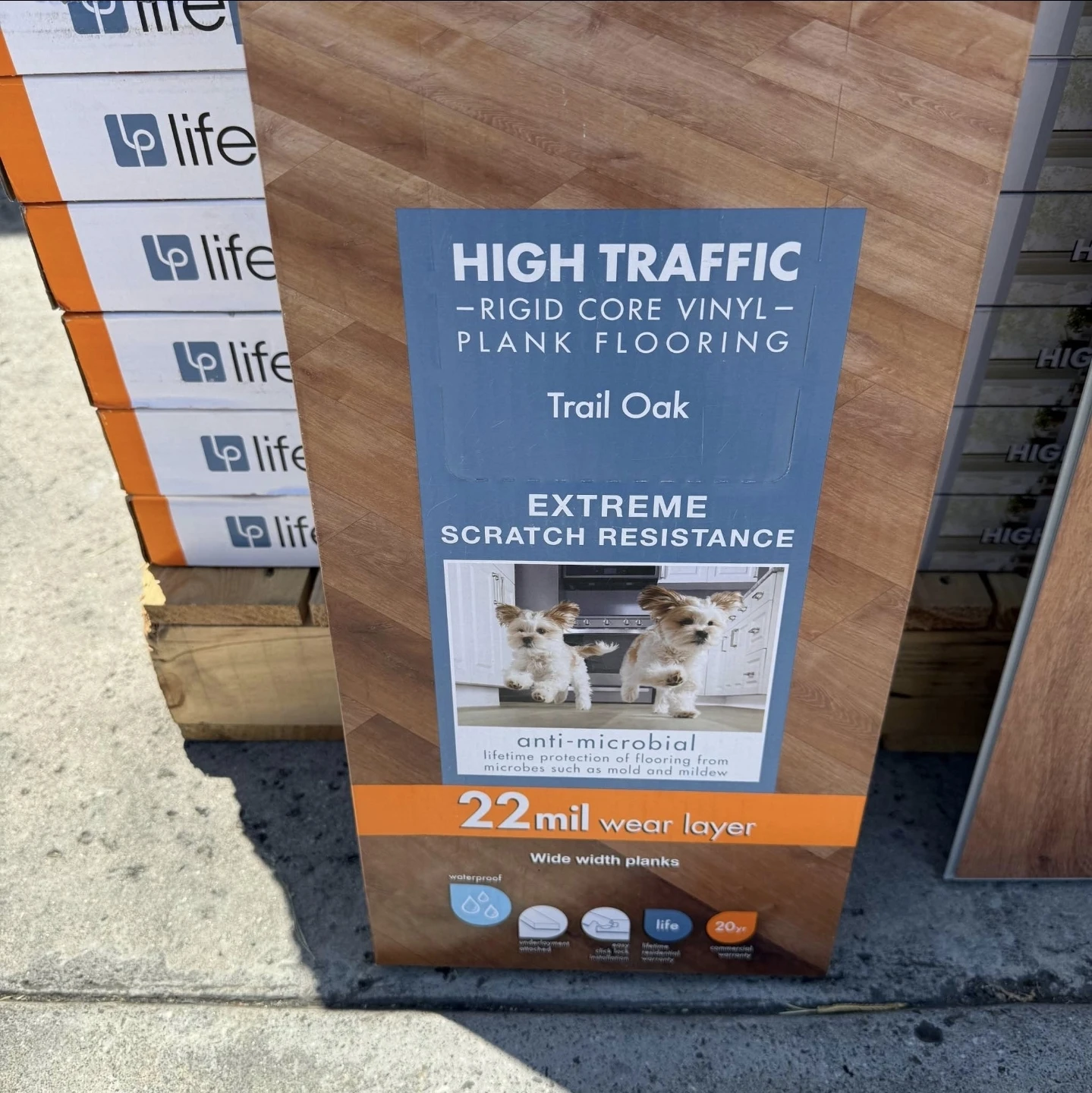 Lifeproof Trail Oak Vinyl Plank Flooring 22mil - photo 3