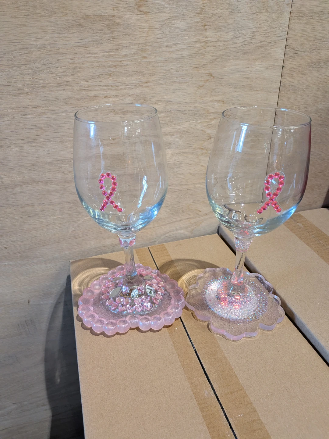 Custom Coaster Wine Glasses - photo 4