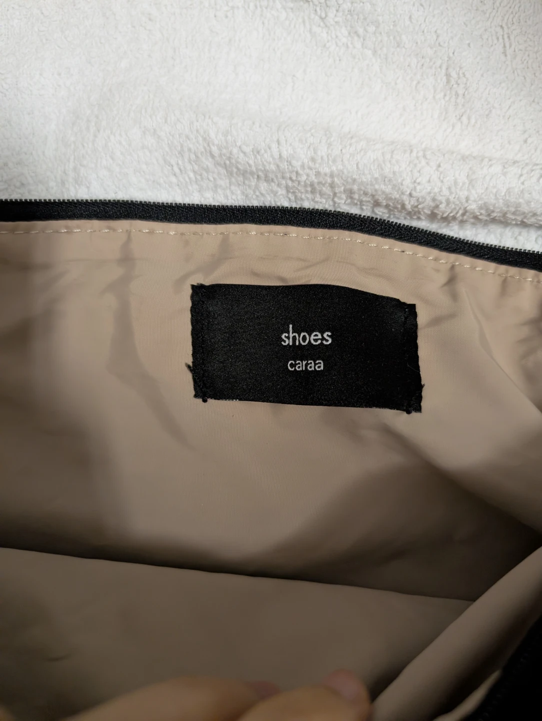 Caraa Black Shoe Storage Stylish Pouch for Travel - photo 2