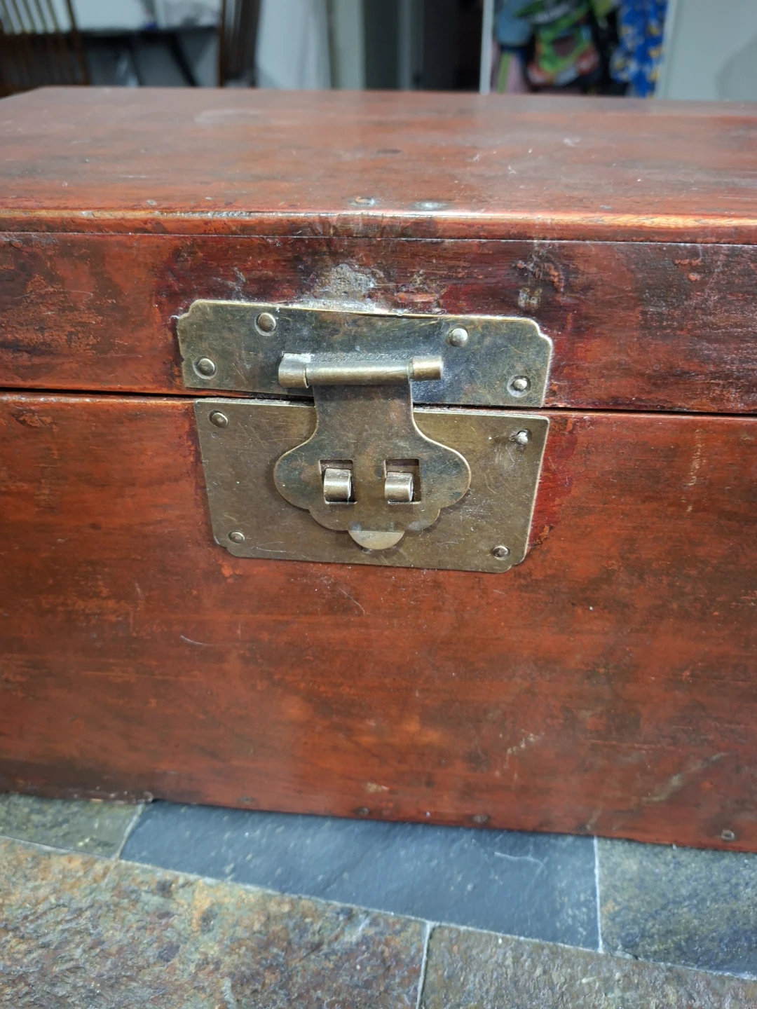 Vintage Style Wooden Storage Chest - photo 3