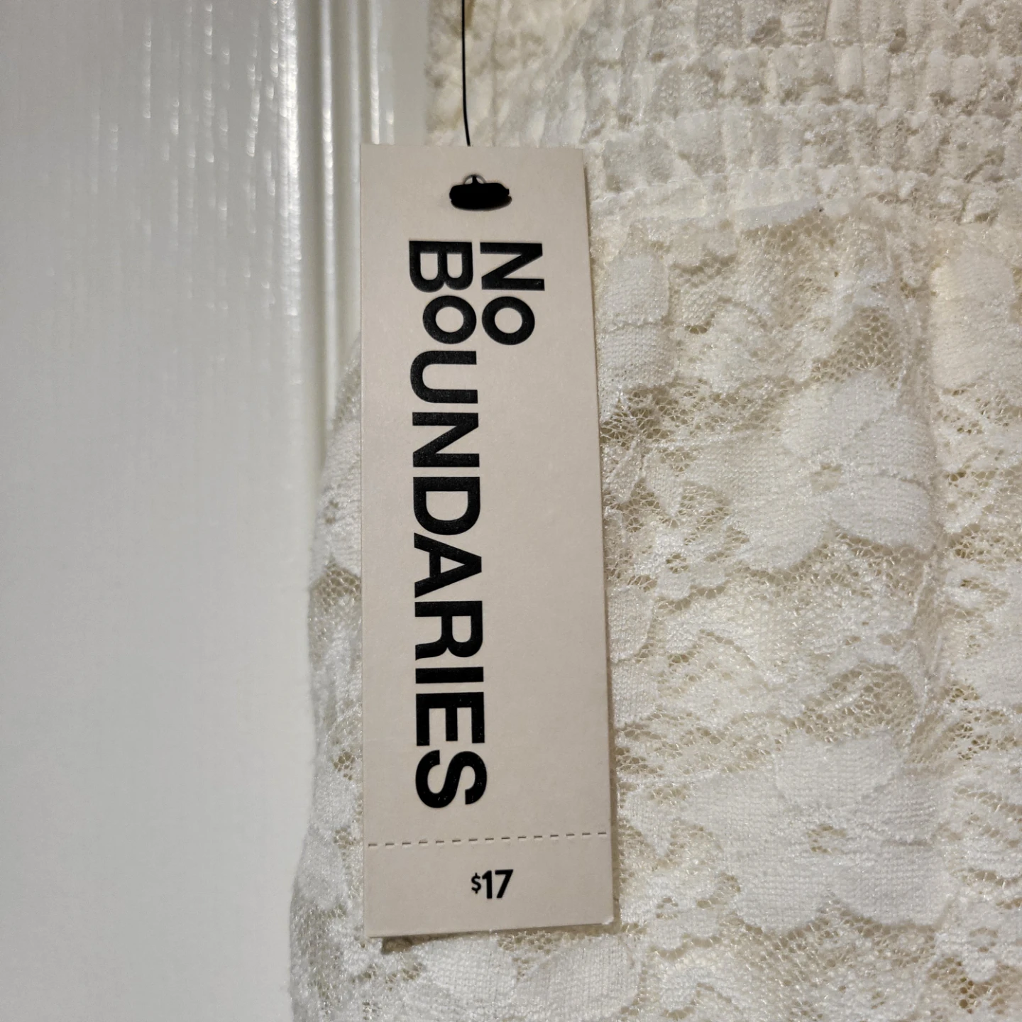 No Boundaries White Lace Tiered Skirt - photo 2