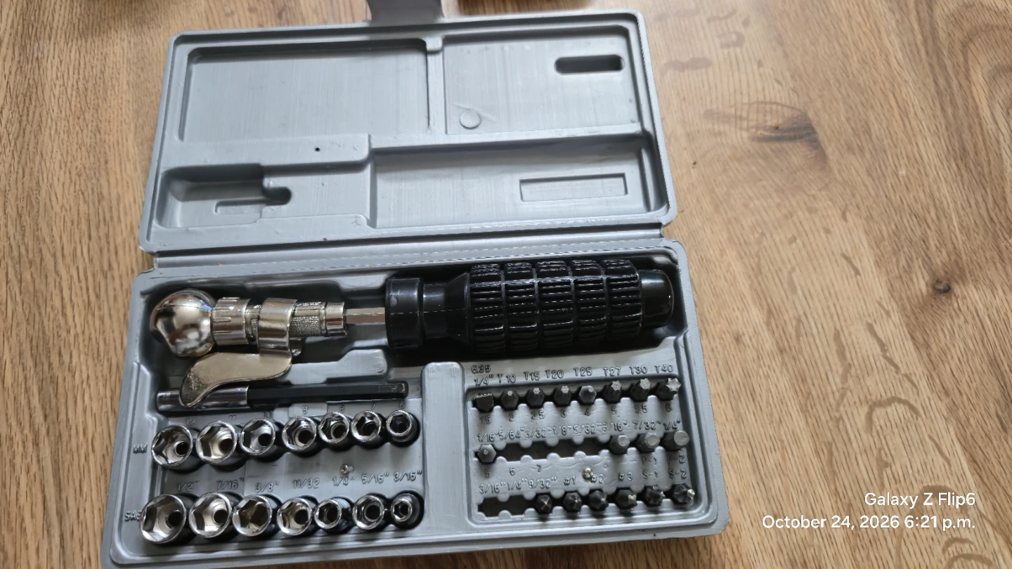 Socket and Screwdriver Bit Set