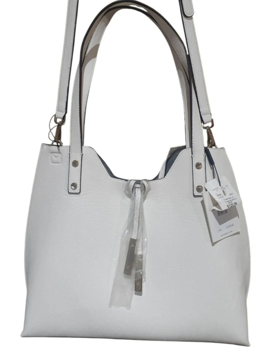 Calvin Klein White Floral Reversible Tote - photo 5