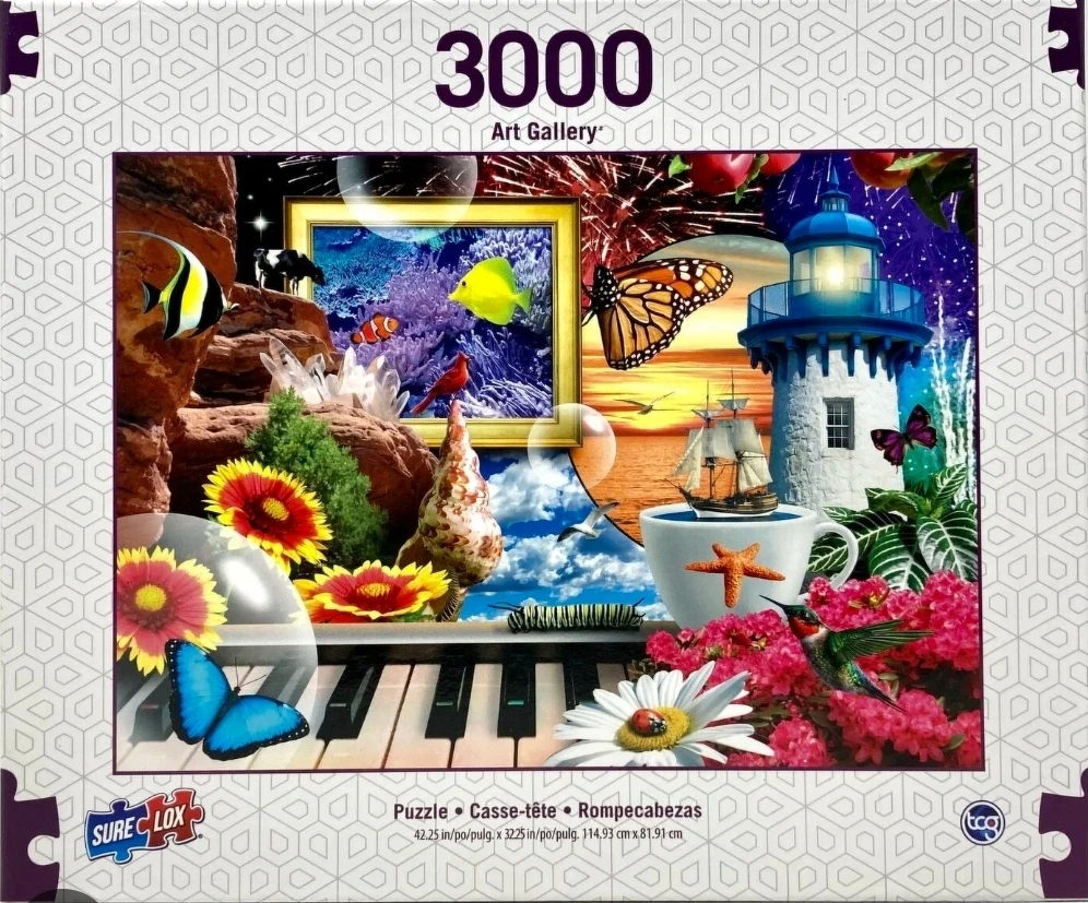 Sure-Lox 3000 Piece Art Gallery Jigsaw Puzzle