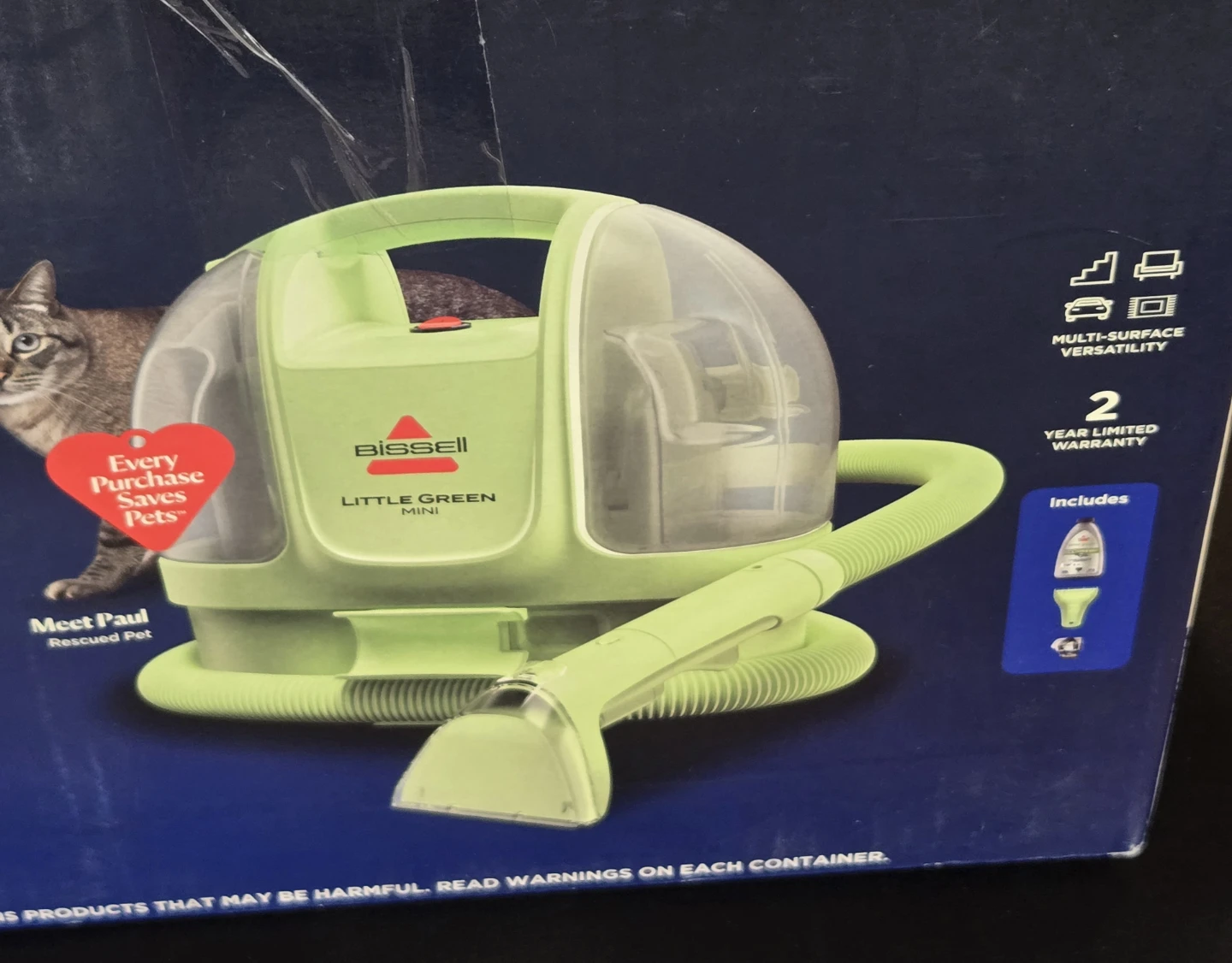 BISSELL Little Green Mini Portable Cleaner.BNIB. - photo 2