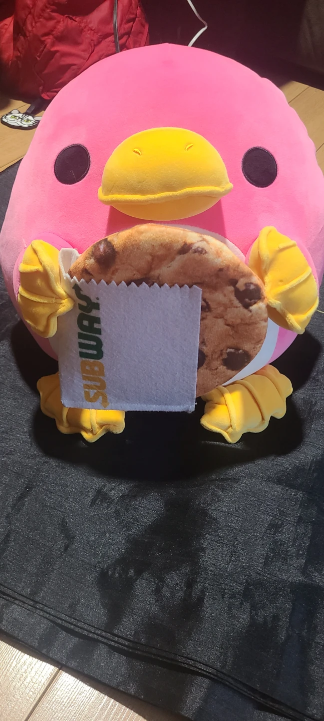 Subway Cookie Duck Plushie