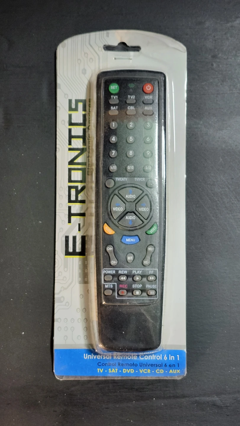 E-Tronics 6 in 1 Universal Remote Control