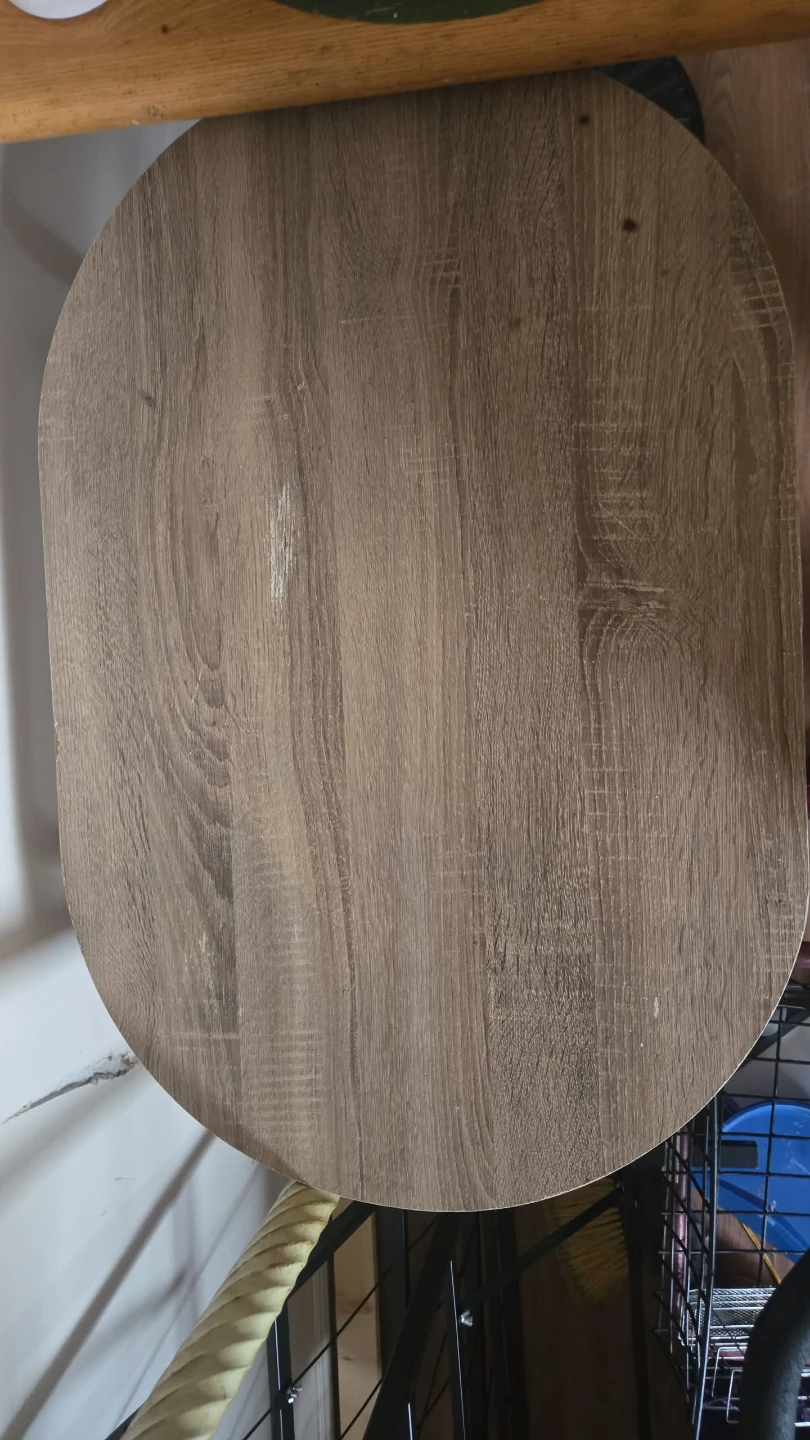 Small dining room table with rack underneath - photo 3