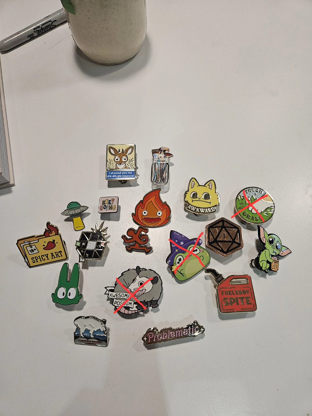 Enamel pins - $6 each