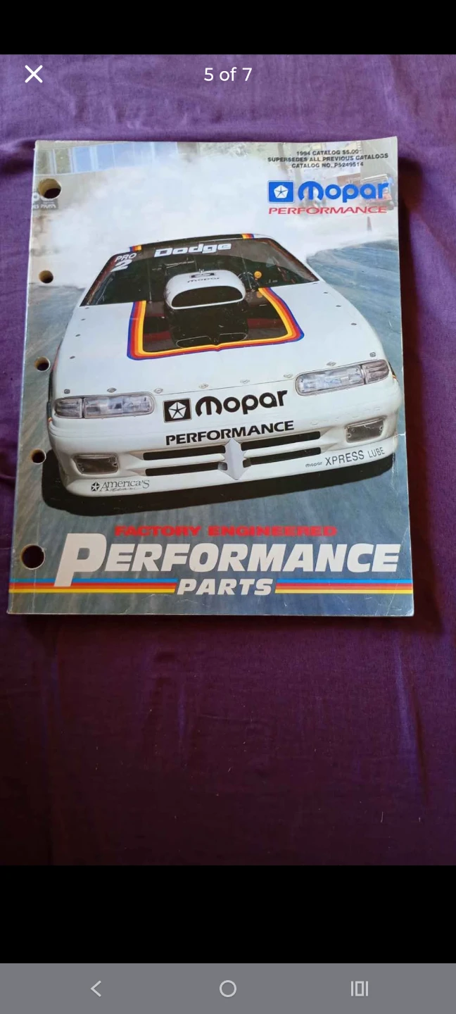 Collection of 5 Vintage Mopar Automotive Books and Catalogs - photo 2