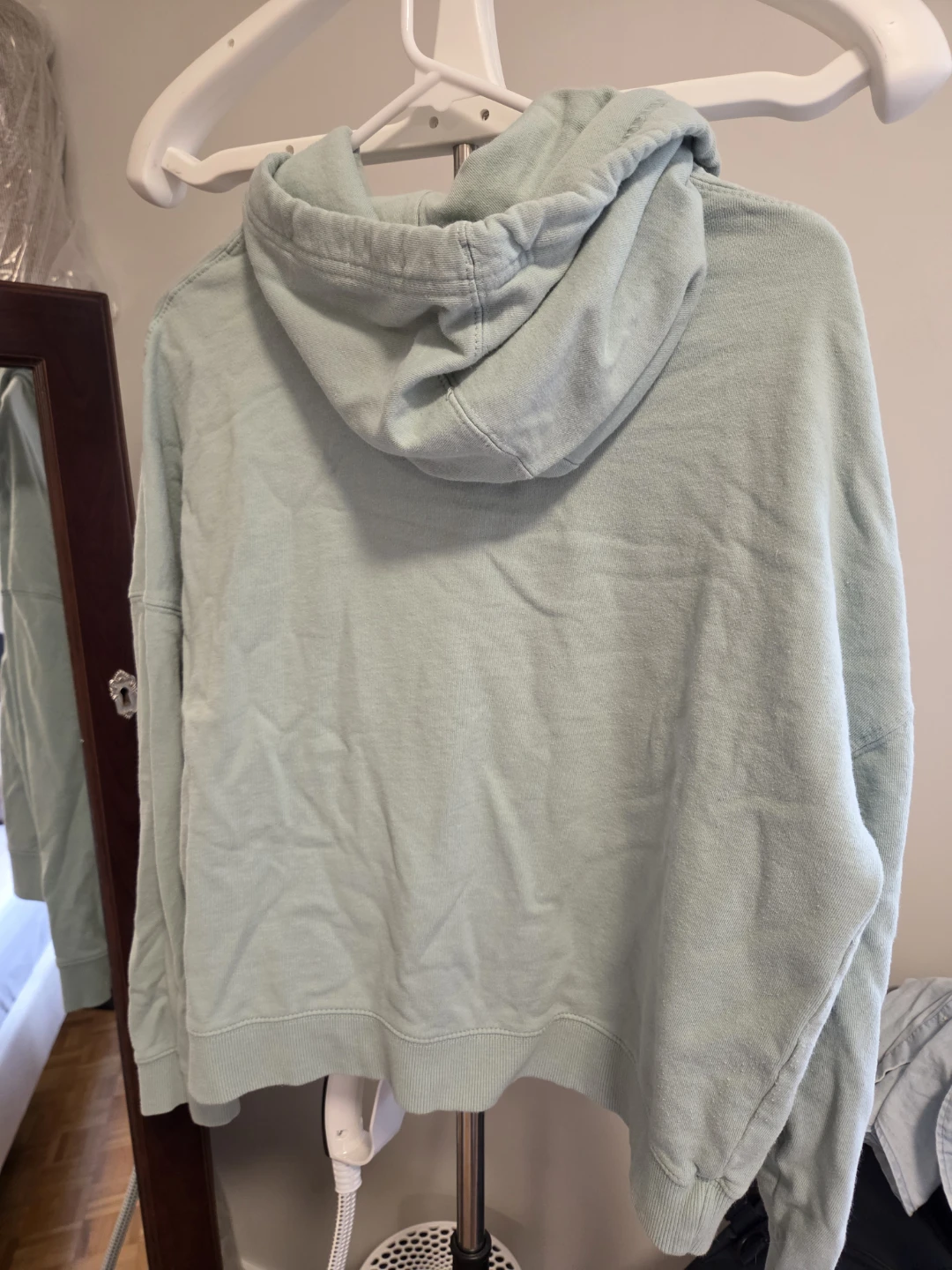 Roots mint green 100% cotton Hoodie - photo 2