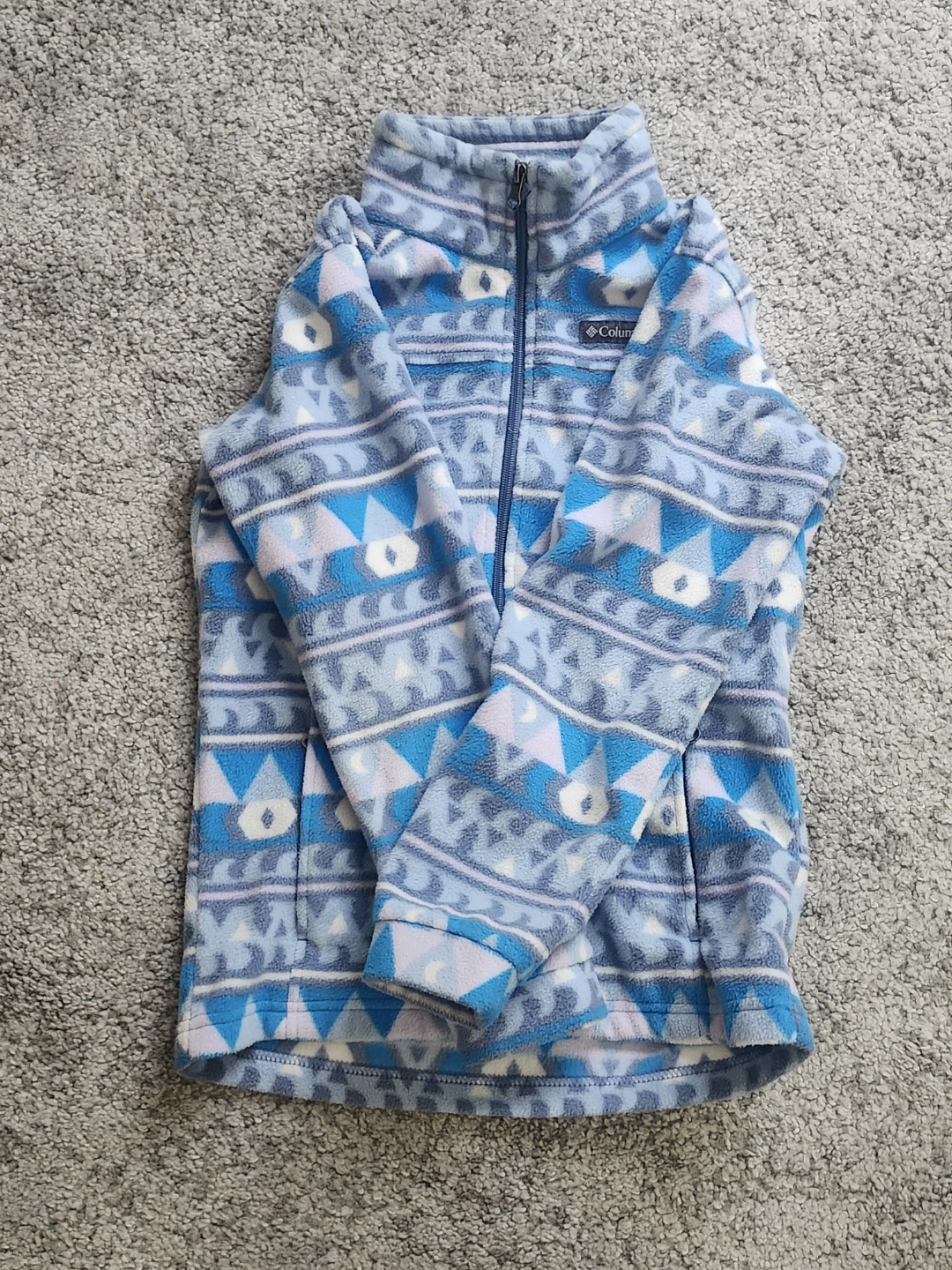 Columbia Patterned Fleece Jacket