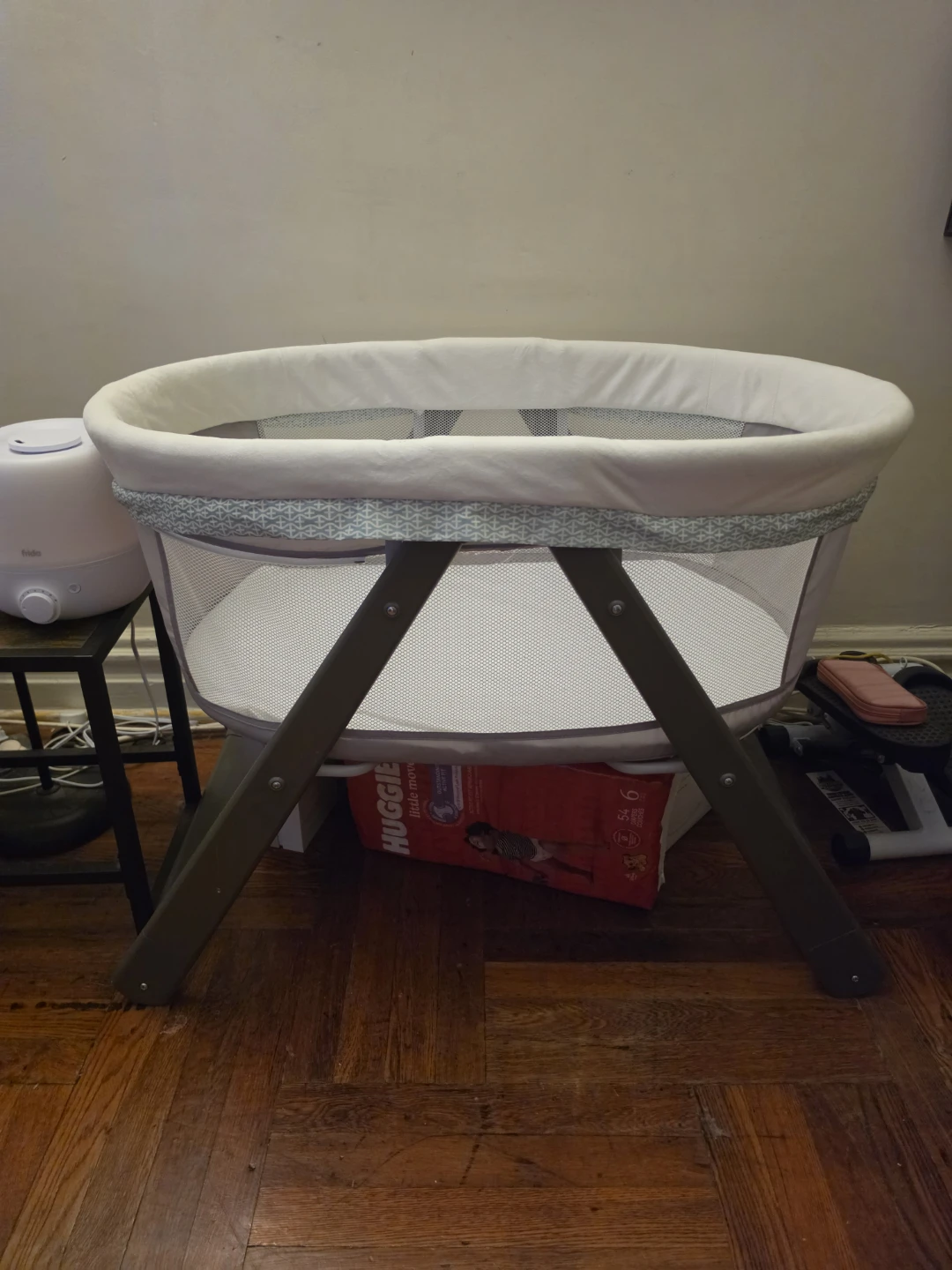 Ingenuity FoldAway Rocking Wood Bassinet