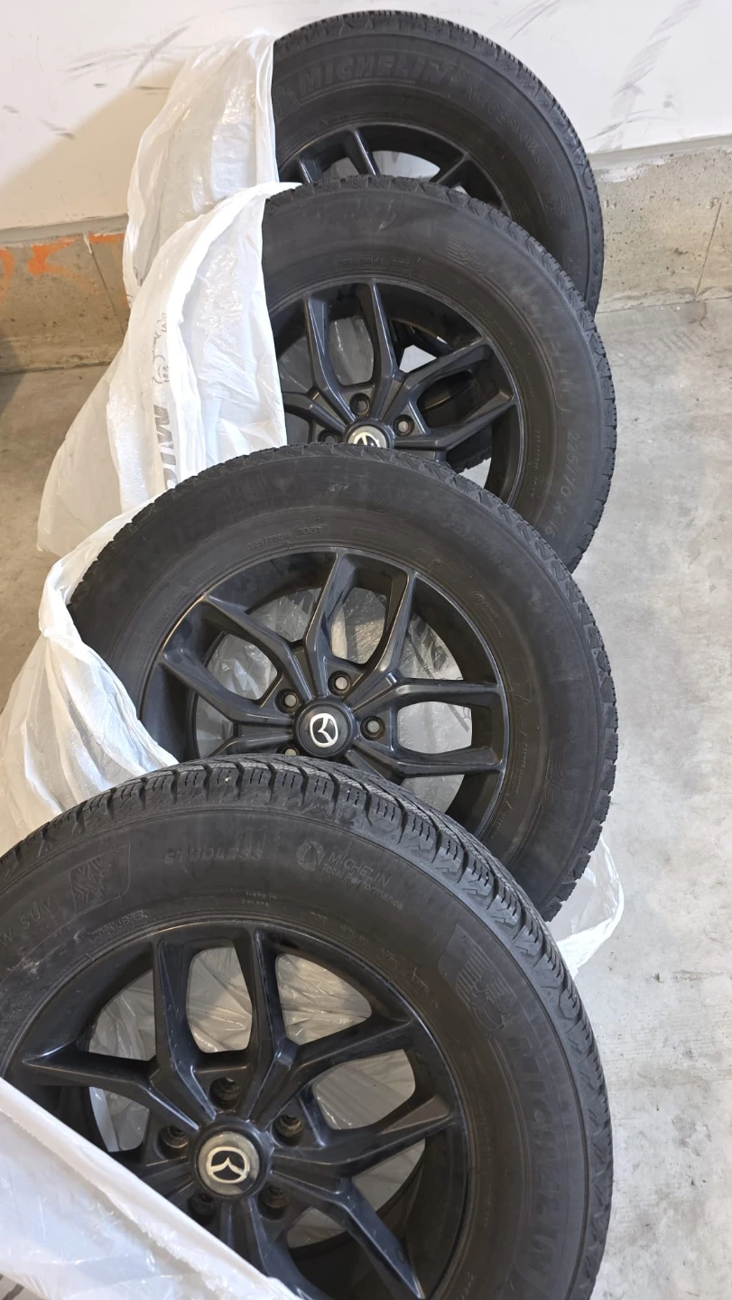 4 Mazda Michelin Winter Tires with Rims - photo 3