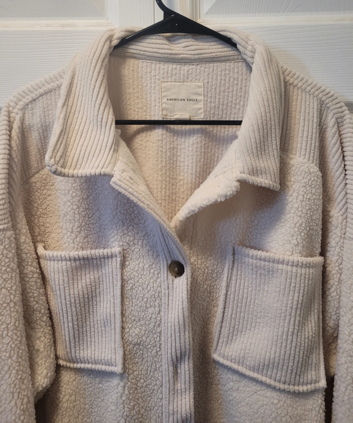 American Eagle Sherpa Corduroy Shacket - photo 3