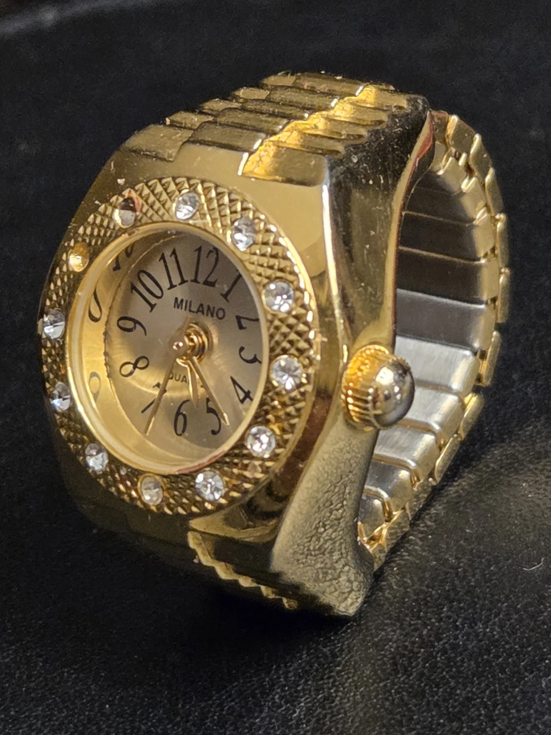 Milano Gold-Tone Ring Watch (Japan)