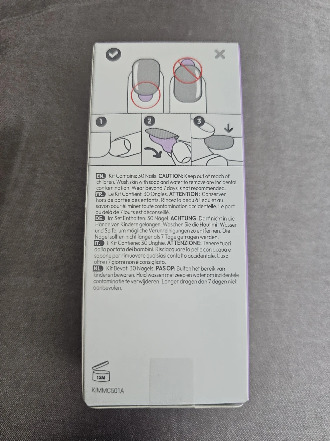 KISS imPRESS The NO Glue Manicure False Nails, Ideal - photo 3