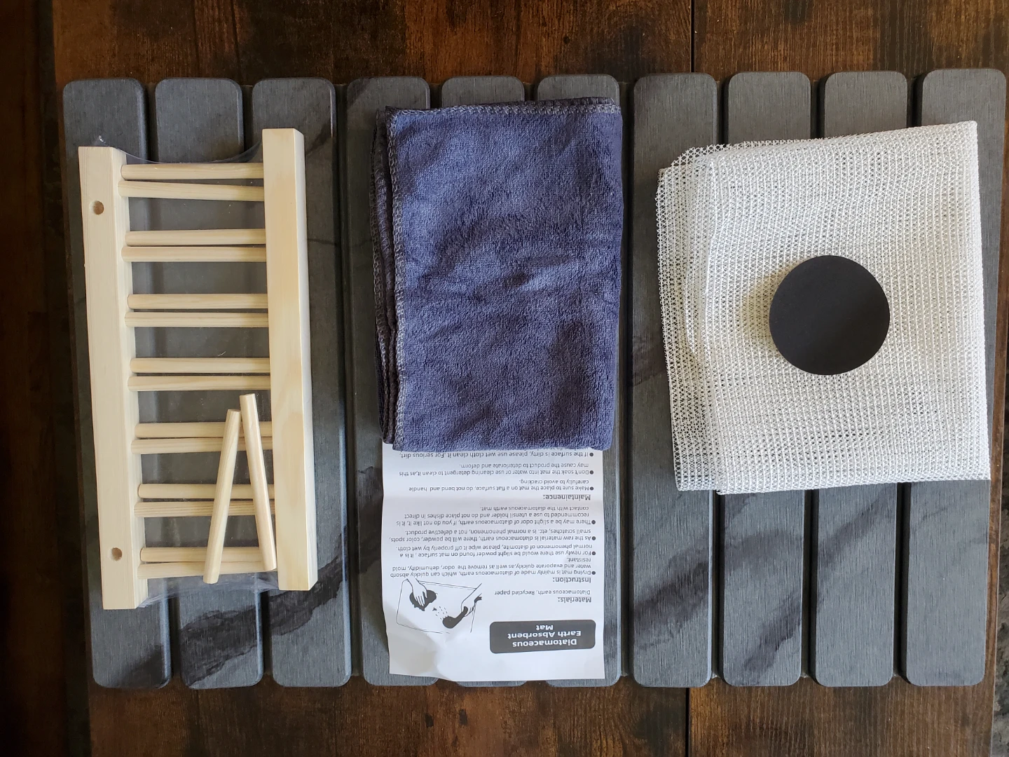 Diatomaceous Earth Absorbent Mat w/Accessories...New - photo 2