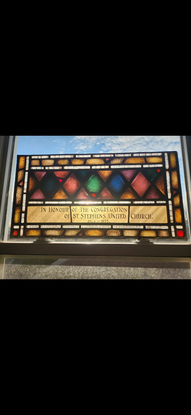 Vintage Stained Glass Commemorative Panels - photo 3