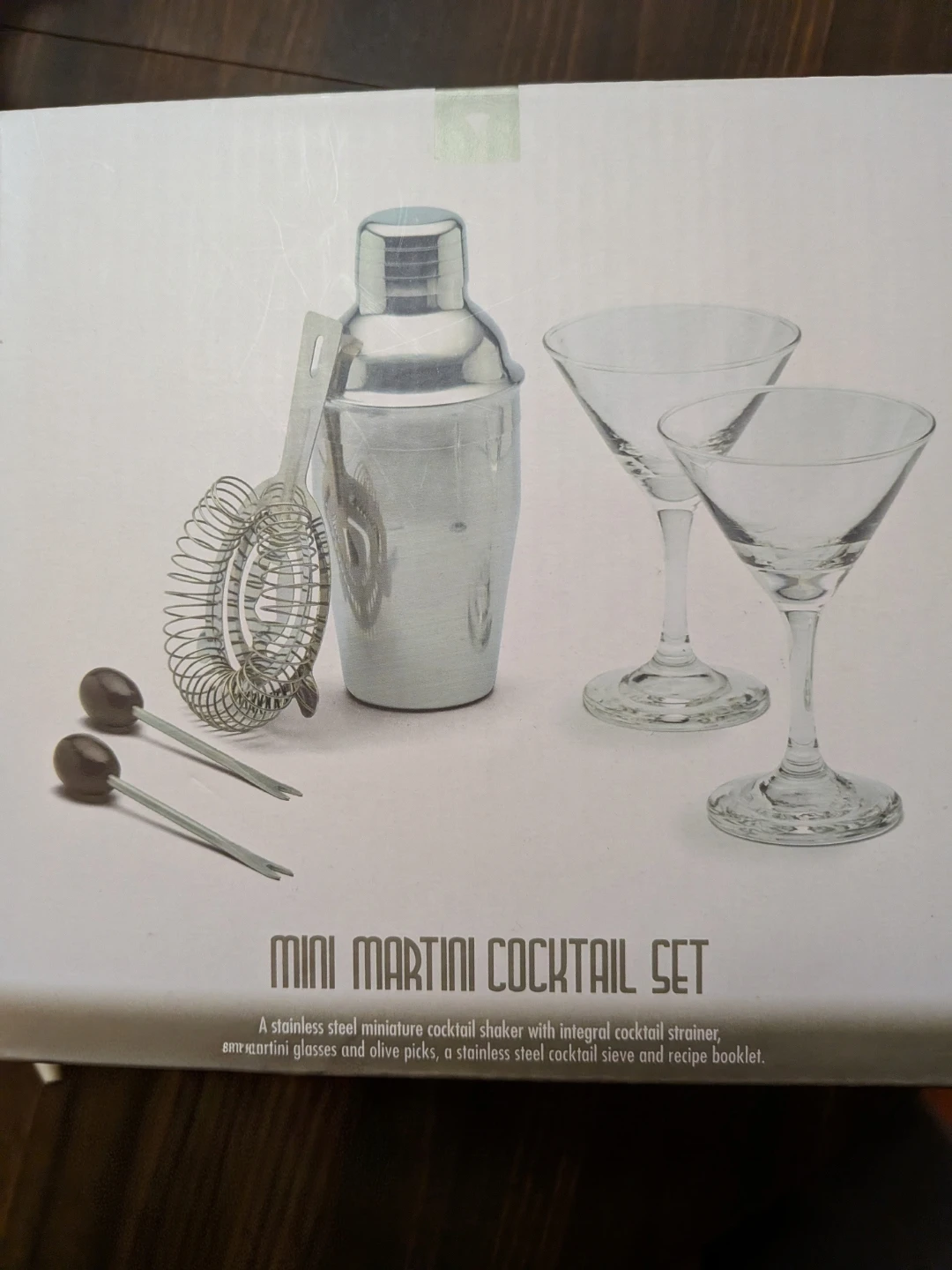 5 Piece Mini Martini Cocktail Set By LUX LOUNGE.