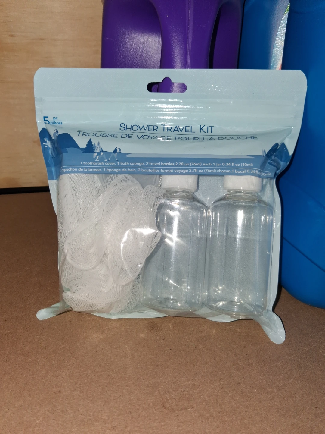 5-Piece Shower Travel Kit