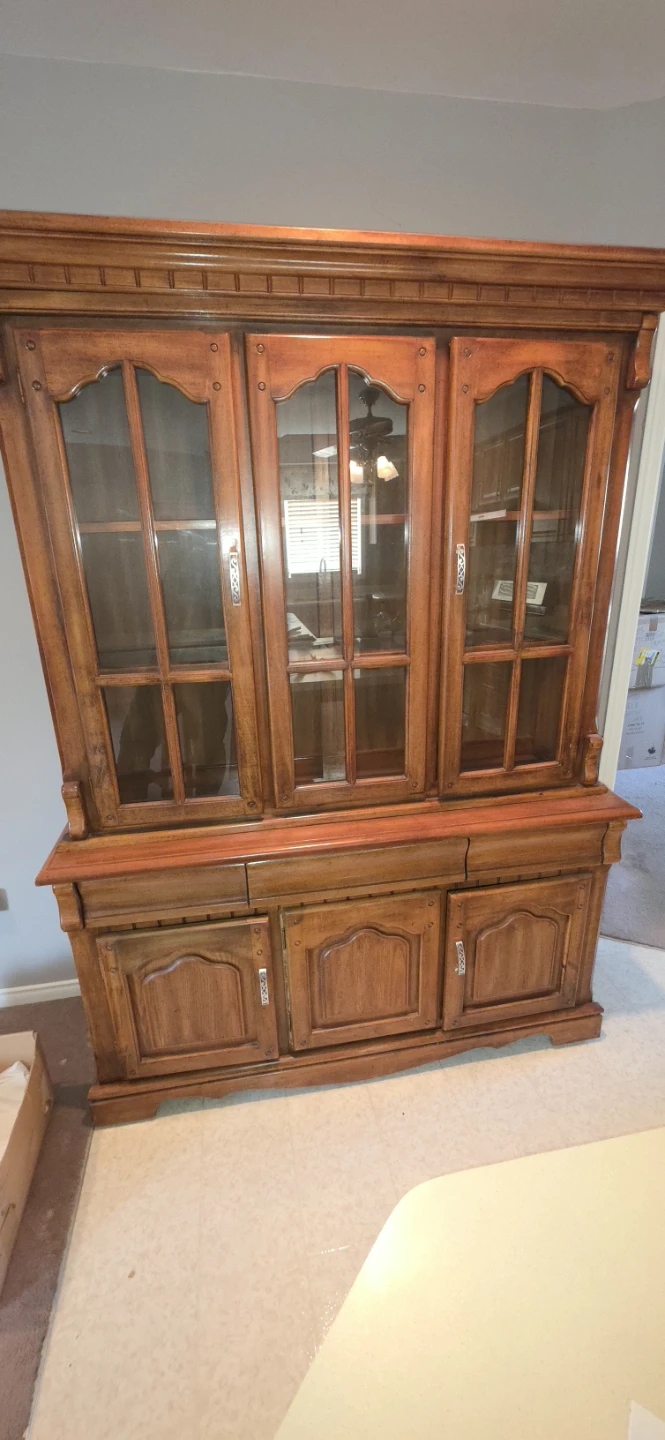 Wooden China Cabinet