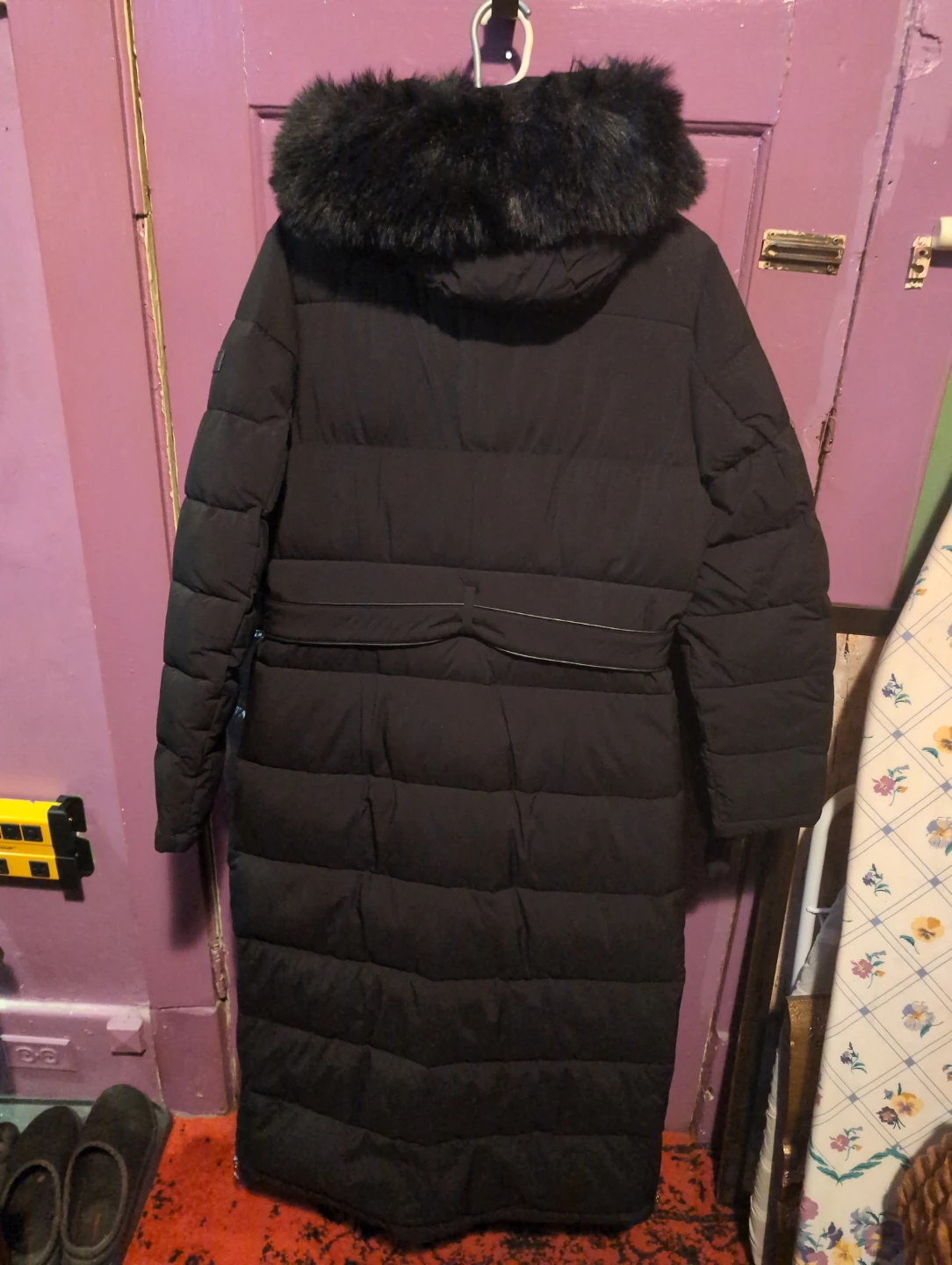 DKNY Black Long Puffer Coat - photo 2