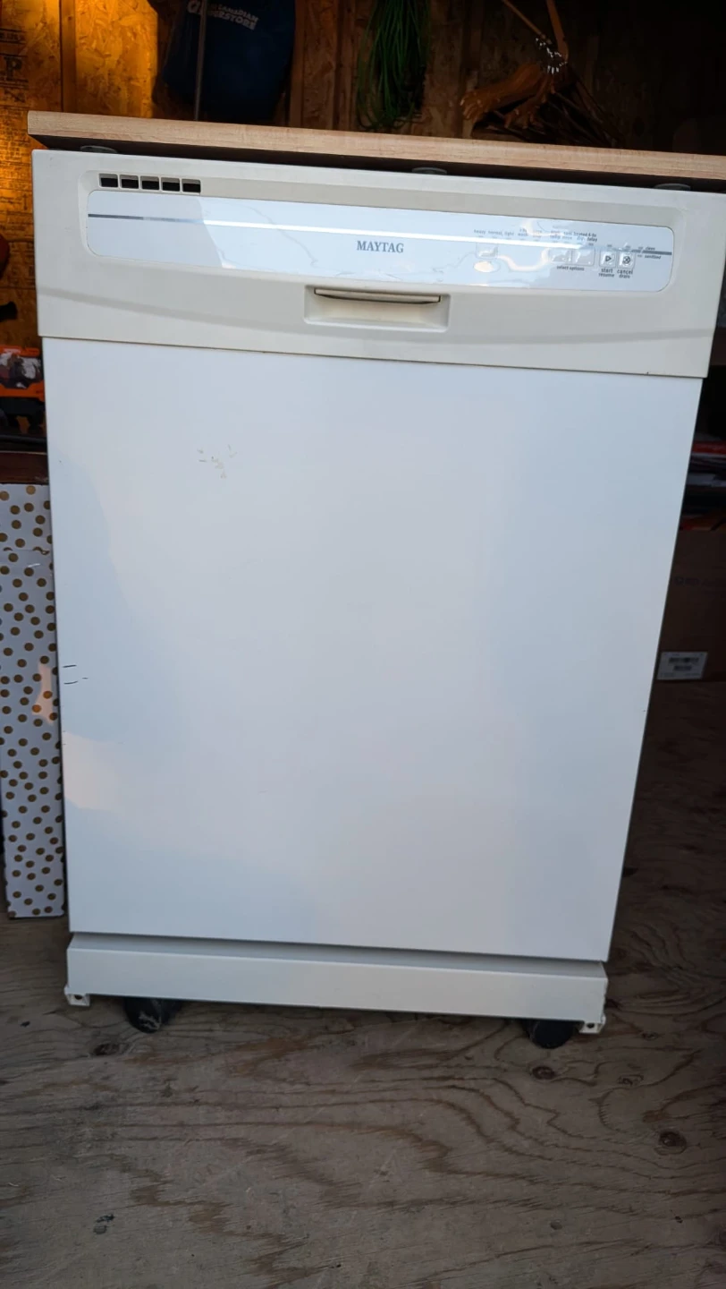 Maytag White Dishwasher
