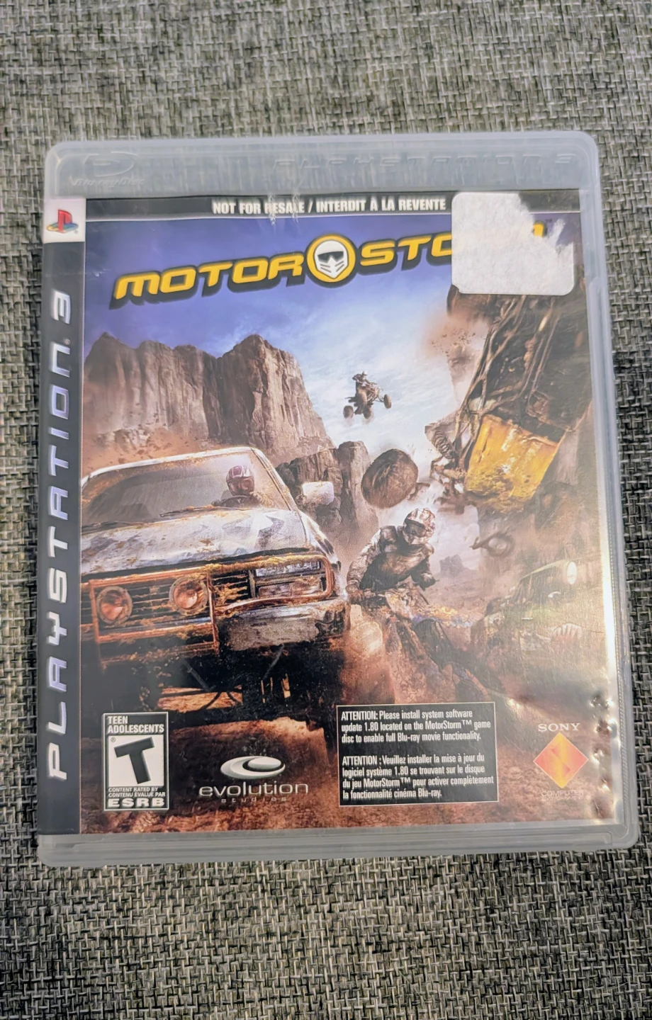 MotorStorm for PlayStation 3 Video Game