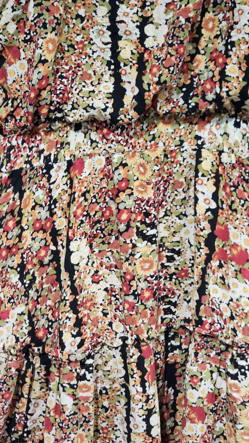 Floral Print Tiered Dress - photo 3