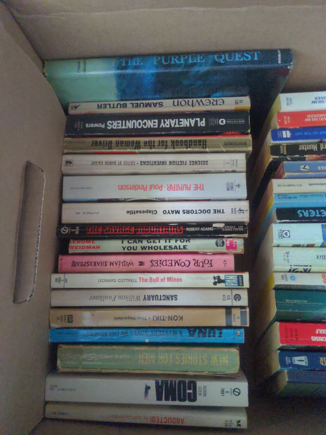 Collection of Vintage Paperback Books