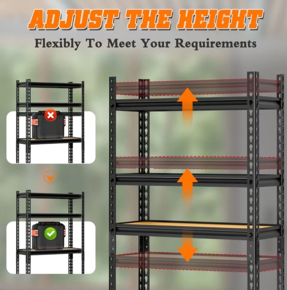 Brand new. 5-Tier Adjustable Storage Shelving Unit - photo 4