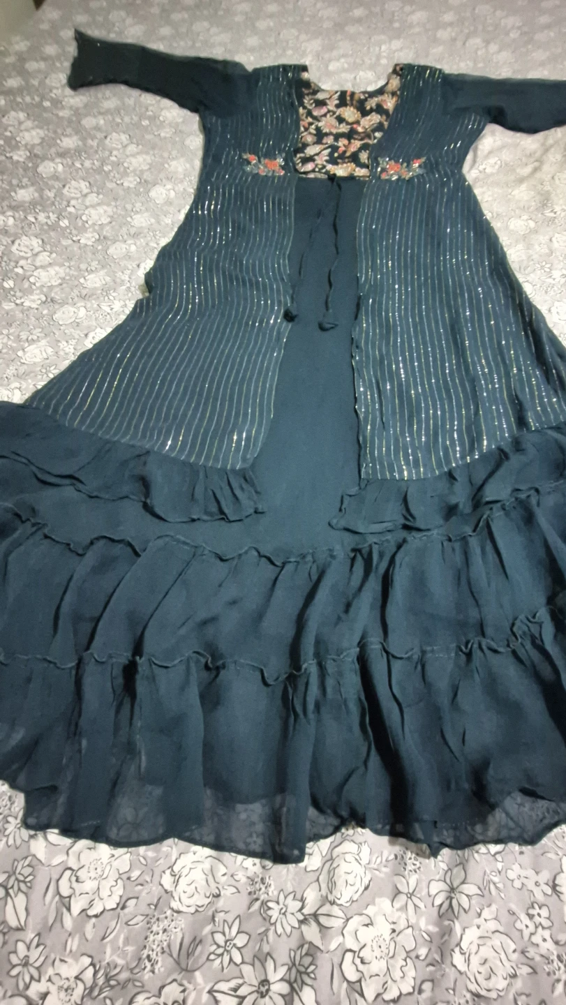 Pakistani Indian city style long dress - photo 2
