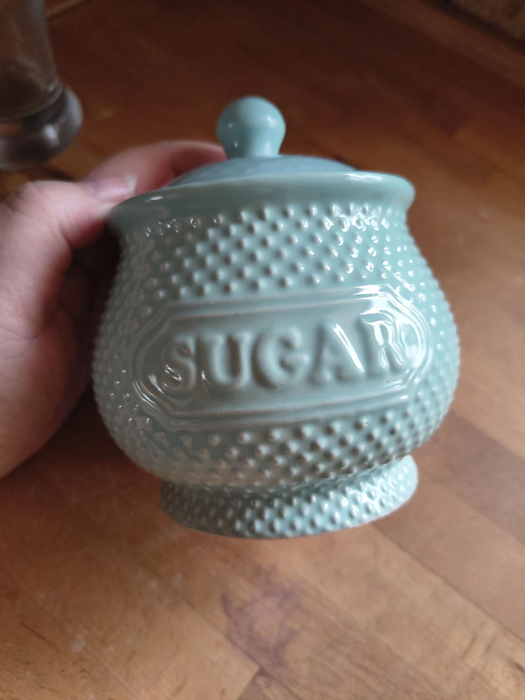 Stokes Blue Stoneware Sugar Bowl - photo 4