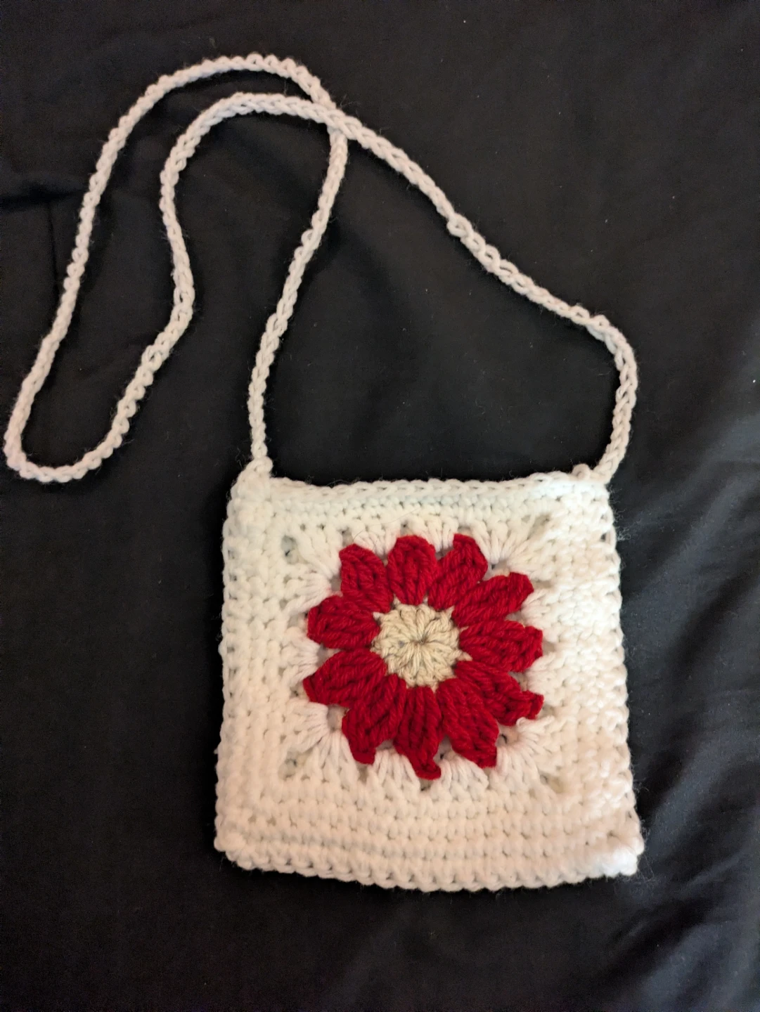 Handmade Crochet Crossbody Bag